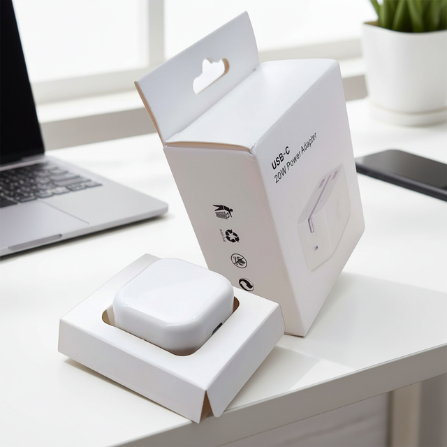 White EU US UK AU Plug 20W USB C Fast QC3.0 Type C Mobile Phone Power Wall Charger for Phone 15/14/13 With Packaging Box