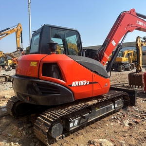 Mini-excavatrice Kubota KX183 d'occasion à prix avantageux, machine de terrassement sur chenilles japonaise usagée - Product Image 3