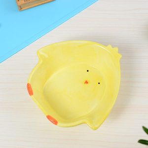 Gà Củ Cải Sáng Tạo Hàn Quốc Thiết Kế Phim Hoạt Hình Dễ Thương Trẻ Em Bé Ăn Cơm Gốm Bát Trái Cây Đơn - Product Image 4