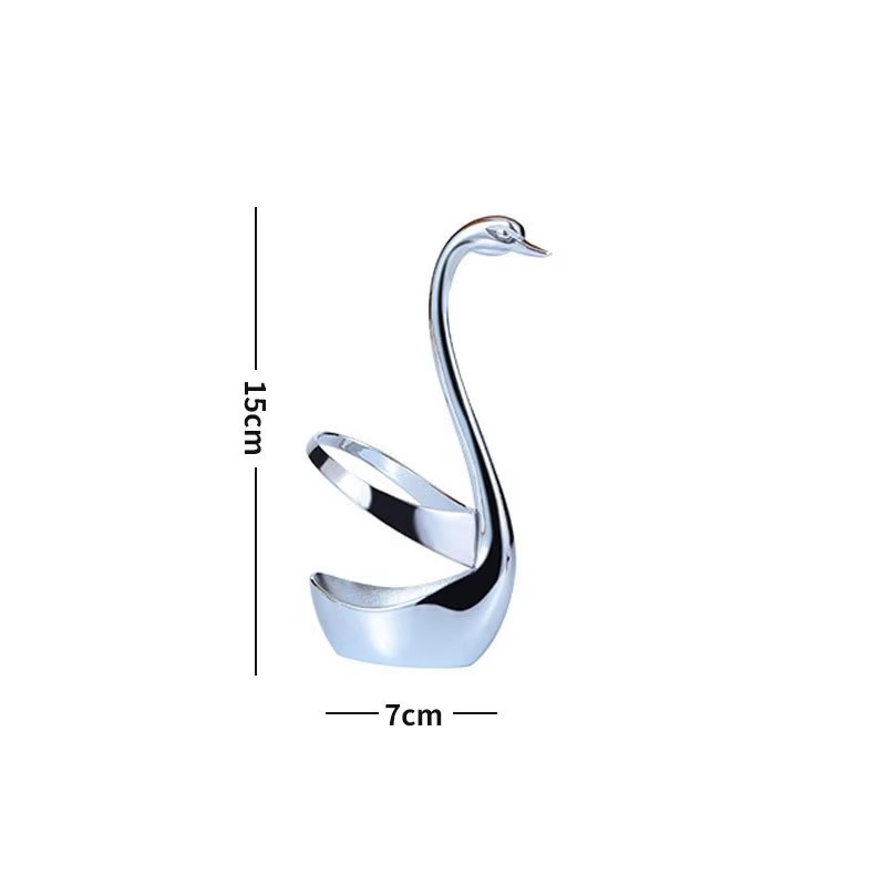 Base de cygne en argent