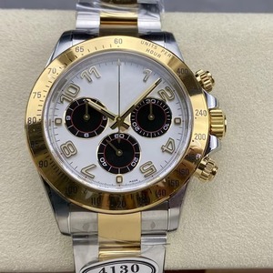 Drioshipping Classic Style Three-lap Chronograph <b>Mechanical</b> <b>Watch</b> Luxury Designer 4130 Movement Automatic <b>Mechanical</b> Wrist <b>Watch</b> - Product Image 1