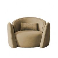 Fauteuil individuel décontracté pour salon GEDO Design 2026, en tissu technologique unique, personnalisable et créatif, best-seller