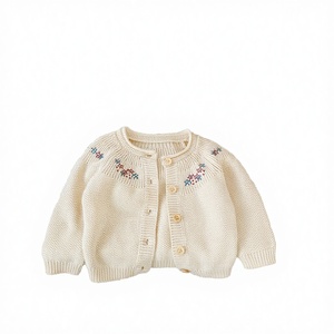 0-3Y Fashion <b>Spring</b> Autumn Infant Children Clothes Button Sweet Baby Girl Casual 100% Cotton <b>Cardigan</b> Sweater - Product Image 2