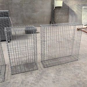 Caisse de gabion soudée de haute qualité 50x50mm 75x75mm avec trous 2x1x1m <span class=keywords><strong>pour</strong></span> décoration et outils de jardinage - Product Image 5