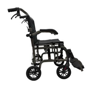 Nuova Sedia a Rotelle Pieghevole Leggera per Anziani, Portatile per Viaggi, Compatta, Carrello Spinto a Mano - Product Image 2