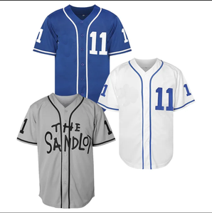 Kaus bisbol kustom Mell kaus LOGO sulaman bisbol Amerika untuk seragam olahraga ukuran Plus - Product Image 1