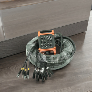 Câble serpent coaxial 46 canaux 4xlr 1Power avec gestion de l'alimentation, <span class=keywords><strong>50</strong></span> mètres, organisateur <span class=keywords><strong>RJ45</strong></span> USB, 30 mètres Speakon extérieur, 100 mètres Cat5e/Cat5 - Product Image 3