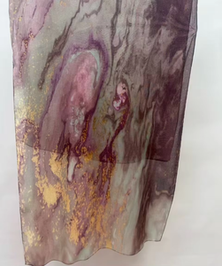 ड्रॉपशीपिंग कस्टम मुद्रित जातीय बन्ना वॉइल स्क्वायर स्कार्फ हिजाब महिलाओं के लिए मुस्लिम विभाग - Product Image 3