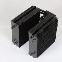 Factory Custom Double Tower Laptop CPU Cooling Aluminum Heat Sink Black Computer Processor Cooler Fans & Cooling Product