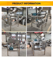 Automatische machine voor het ontpitten van mango's en het maken van pulp, en voor de verwerking van aardbeien, passievruchten, kersen en mango puree/sap.