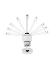 Vaporizador Facial Eléctrico Profesional con Tecnología Nano Iónica, Hidratante y Anti-Acné, con Tanque de Agua de 350 ml para una Limpieza Profunda, Spa Facial en Casa