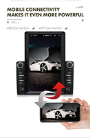 Radio Estéreo Universal Vertical de 2 Din para Coche con Pantalla Táctil de 10 Pulgadas y Reproductor GPS Android