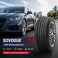 Ban Mobil Penumpang Performa Tinggi SP717 Baru DOT ECE Kebisingan Rendah Daya Cengkeram Basah Teknologi Jerman Ban Roda Mobil 195/65R15