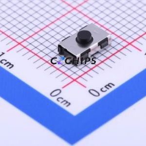 KSR251GLFS Tactile Switch SMD,3.8x6mm Switch Single Pole Single Throw Round Button 4.5N Vertical Mount - Product Image 1