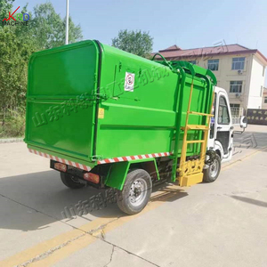 Camion Elettrico per Rifiuti di Piccole Dimensioni di Buona Qualità, Veicolo Avanzato per la Raccolta dei Rifiuti con Compattatore e Funzione di Scarico - Product Image 3