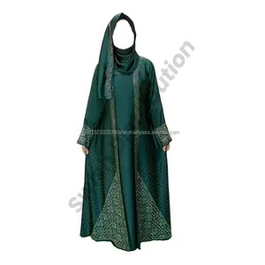 Traditionnel pacifique musulman porter des vêtements Borkha pour grande taille femmes mode personnaliser couleur robe islamique femmes Borkha 2023