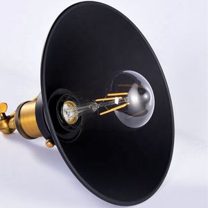 New Style New Design Simple Wall <b>Lamp</b> Vintage Industrial E26 Black Iron Bed Side Wall <b>Lamp</b> - Product Image 5