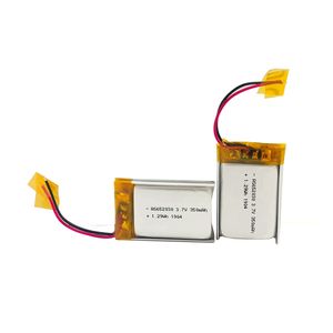 แบตเตอรี่ลิเธียมโพลิเมอร์แบบชาร์จได้ขนาดเล็ก <span class=keywords><strong>652030</strong></span> 3.7v 350mah สำหรับใช้งานในภาคสนาม - Product Image 1