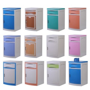 Hospital <b>Bedside</b> <b>Table</b> Steel Top Durable Storage Cabinet For Bedroom Use - Product Image 3