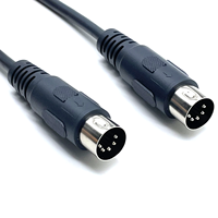 8-Pin DIN Stecker-zu-Stecker Verlängerungskabel MIDI-Stromverlängerungskabel Mini-DIN-Kabel