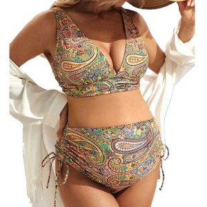 <span class=keywords><strong>Maillot</strong></span> <span class=keywords><strong>de</strong></span> <span class=keywords><strong>bain</strong></span> pour femme, design fendu taille haute pour dissimuler le ventre et affiner la silhouette, bikini imprimé à nouer, <span class=keywords><strong>maillot</strong></span> <span class=keywords><strong>de</strong></span> <span class=keywords><strong>bain</strong></span> <span class=keywords><strong>de</strong></span> maternité - Product Image 5