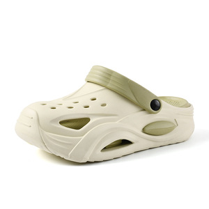 Women's <b>Clogs</b> Summer Outdoor Thick Sole Non Slip EVA Hollow Breathable Closed Toe Slippers Couple Sandals Size 38-45 - Product Image 5