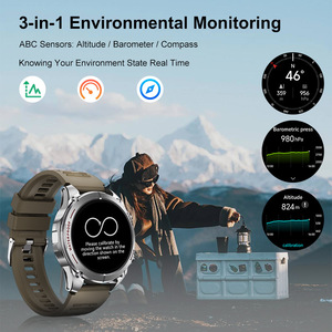 Reloj Inteligente T90GPS con Resistencia al Agua 3ATM, Pantalla AMOLED <span class=keywords><strong>de</strong></span> Silicona, 7 Días <span class=keywords><strong>de</strong></span> Autonomía <span class=keywords><strong>de</strong></span> la Batería, Brújula, Monitor <span class=keywords><strong>de</strong></span> Frecuencia Cardíaca, Seguimiento del Sueño - Product Image 5