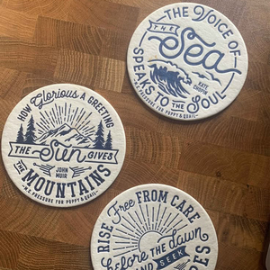 Posavasos Redondos Absorbentes de Papel Baratos, Posavasos Cuadrados Absorbentes de Papel para Bebidas, Posavasos de Papel de 80pt - Product Image 6