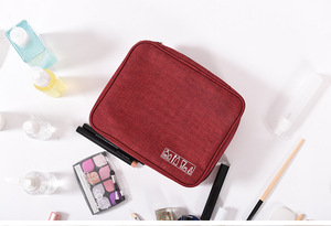 Bolsa de maquillaje de viaje con logotipo personalizado, bolsa de maquillaje personal para mujer, bolsa de maquillaje por sublimación para mujer - Product Image 5
