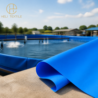 Bâche en PVC ignifuge autonettoyante laquée PVDF, écologique, pour piscine industrielle extérieure