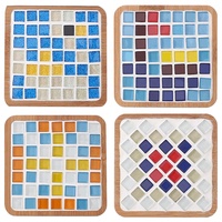 Kits de mosaïque en verre faits à la main, artisanat coloré, cadeaux de décoration intérieure en gros personnalisés