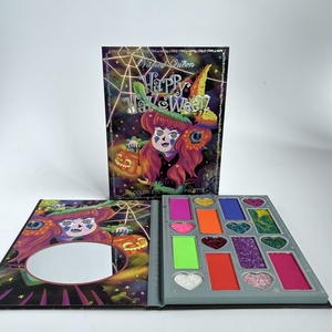 Mini 18 Couleurs <span class=keywords><strong>halloween</strong></span> Fard À Paupières Palette apprêt Étanche Cosmétique Beauté sorcière <span class=keywords><strong>Maquillage</strong></span> ensemble sombra de ojos en gros pour les enfants - Product Image 4