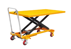 Nouvelle petite table élévatrice hydraulique de 150 kg pour le levage de marchandises avec commande manuelle - Product Image 3