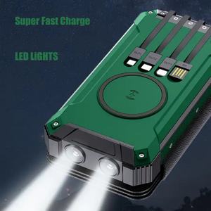 Cargador Portátil Plegable con Panel Solar M-Queen OEM ODM de 20000 mAh, Resistente al Agua, para Teléfono Móvil y Portátil - Product Image 3