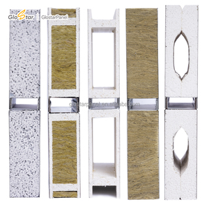 Panneau sandwich en <span class=keywords><strong>laine</strong></span> <span class=keywords><strong>de</strong></span> <span class=keywords><strong>roche</strong></span> Glostar 50mm 100mm, isolation en mousse PU, panneau mural en EPS, panneau mural pour laboratoire, salle blanche - Product Image 5