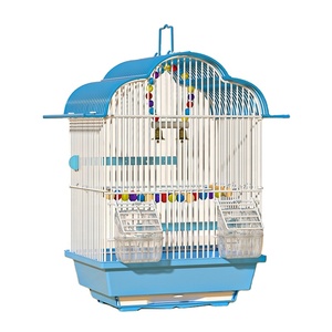 Jaula Grande para Cría de Aves, para Loros y Canarios, con Techo de Hierro, 29.5x22x41cm, Cierre Deslizante Horizontal - Product Image 4