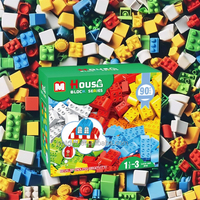 Di alta qualità Multi-forma di blocchi di plastica da costruzione scuola materna educativi Set regalo giocattoli per bambini dai 5 ai 7 anni
