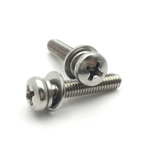 DIN7985 vite a testa cilindrica a testa cilindrica in acciaio inossidabile con rondelle piatte - Product Image 1