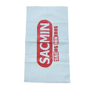 Gran venta saco polipropileno 50kg Sacos mineros se utiliza para cargar residuos de minerales