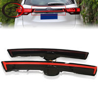CZJF, nueva lámpara de maletero modificada para Toyota Highlander 2015 2016 2017 2018 2019, luces traseras de humo, luces de freno de señal de giro de fábrica