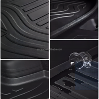 Utilisation de tapis de coffre de revêtement de cargaison arrière 3D personnalisé en usine pour Bestune T55 2021-2024