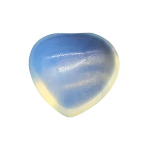 Hot Sale Heart Shape Beautiful Opalite Gemstone Handmade High Quality Cute Natural Gemstone