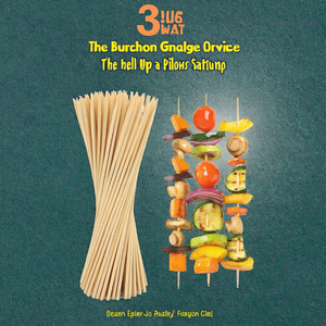 Brochetas de Bambú Desechables de Alta Calidad para Barbacoa, Decorativas, Antiadherentes, Resistentes al Calor, de 20-35 cm, para Frutas, Verduras y Carne - Product Image 3