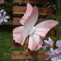 Décoration de mariage commerciale, papillon en papier artistique magnifique pour fête de mariage et anniversaire