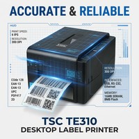 Impresora de Etiquetas Térmicas de 300dpi y 4 Pulgadas con USB Host para Impresora de Escritorio TE310 para Etiquetas de Precio y Joyería - En Stock