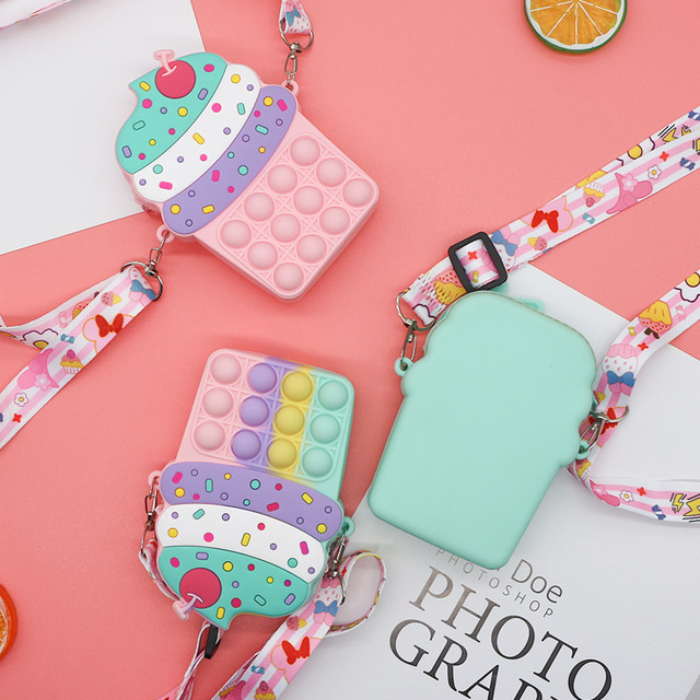 Promotional Colorful Mini Bags for Girl Designer Purses Kid Purses and Handbags Little Girls Kids Handbags Silicone Small Bags