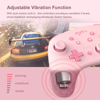 Manette sans fil PXN 9607X Turbo pour Wii Nintendo Switch avec gyroscope et axe de contrôle Pro