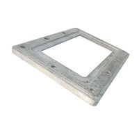 Boîtier en aluminium moulé sous pression personnalisé de haute qualité en alliage de Zinc de magnésium pour lumière d'inondation excellents services de coulée
