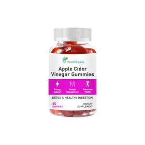 Gomitas de Vinagre de Sidra de Manzana Puro Personalizadas por el Proveedor, Suplemento de ACV para Mujeres y Hombres, Gomitas Veganas Antioxidantes - Product Image 1