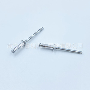 Remaches de aluminio de tipo abierto Shuangxuan de 4.3mm x 15mm, remaches ciegos de acero para parachoques, guardabarros de coche - Product Image 2